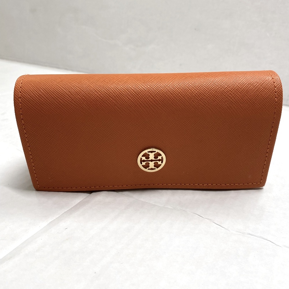 Tory Burch Orange Glasses Case